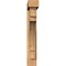 Ekena Millwork Merced Block Smooth Bracket w/ Offset Brace, Western Red Cedar, 5 1/2"W x 28"D x 36"H BKT0604X28X36MRC05SWR - alternate 3